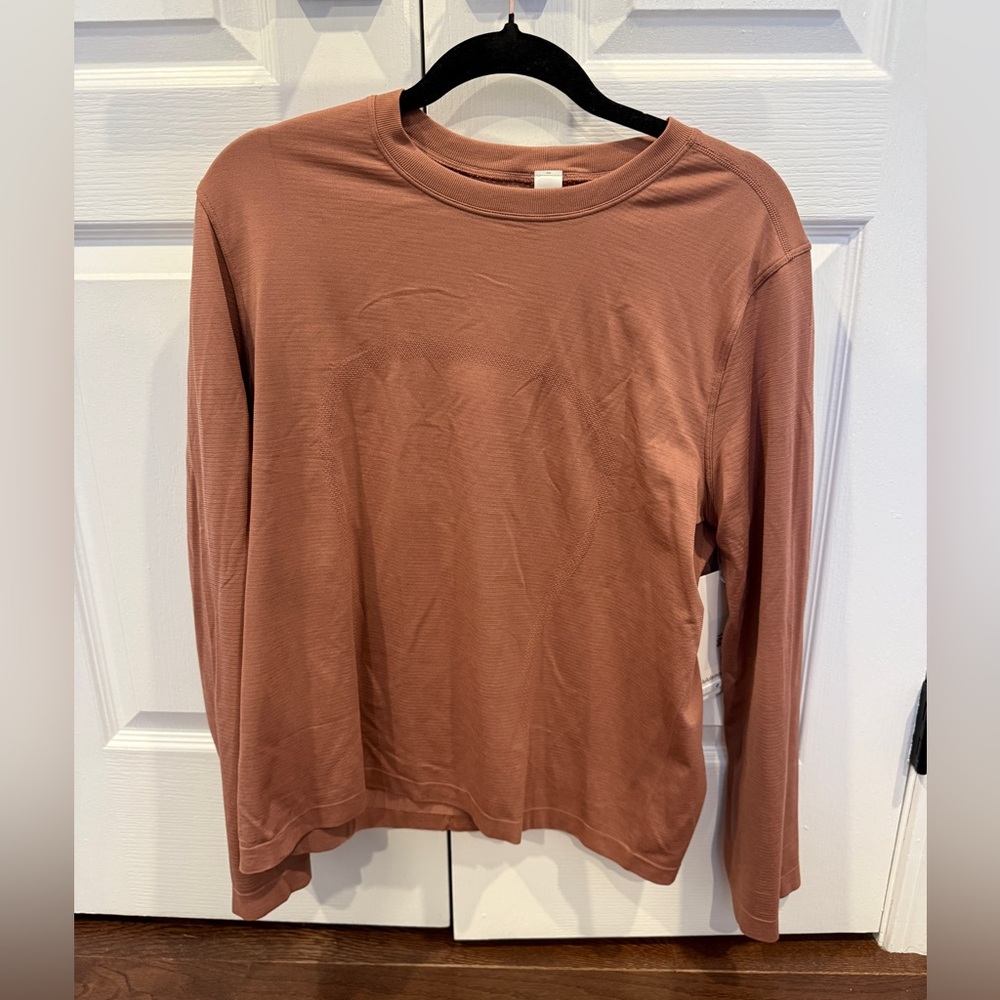 Lululemon Swiftly Relaxed Long Sleeve - Size 6 - Red Clay